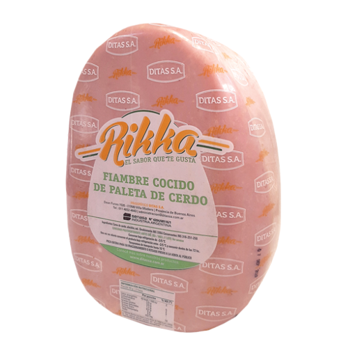 Fiambre Cocido de Paleta de Cerdo Rika